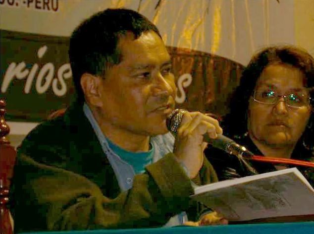 Joan Viva Lectura de Poesía en Bambamarca en el II Festival Internacional de Poesía José Vargas Rodríguez