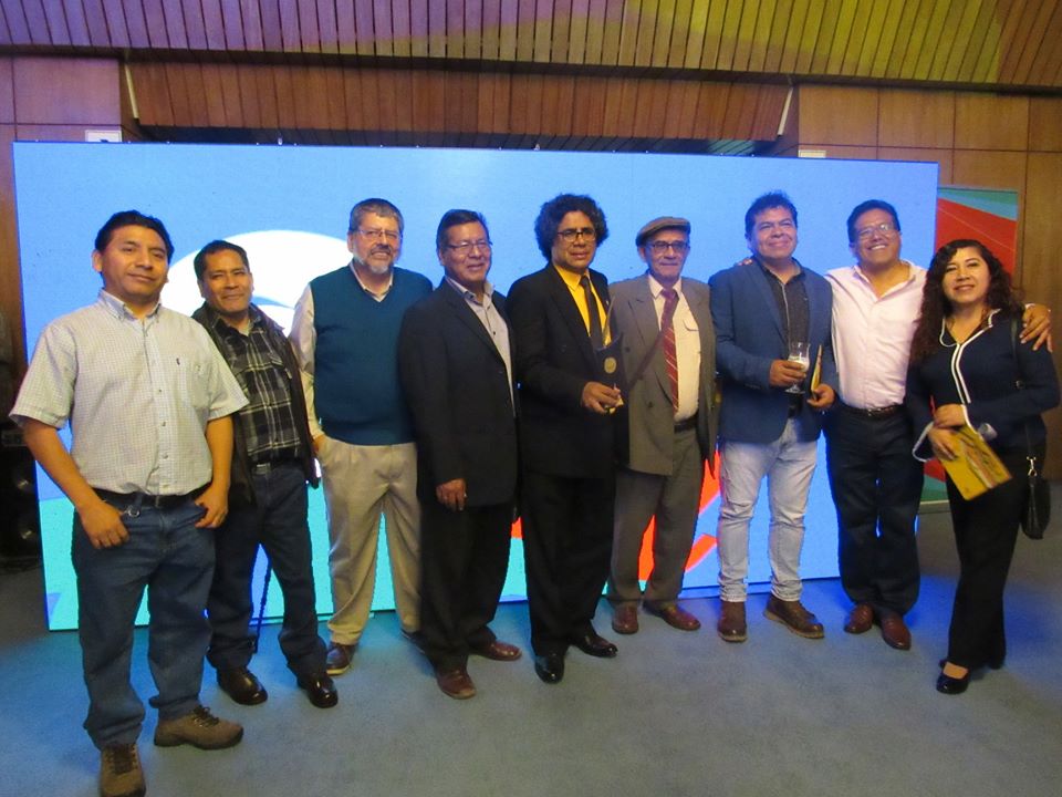 Joan Viva en el Premio Cope a Johnny Barbieri